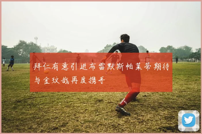 拜仁有意引进布雷默斯帕莱蒂期待与金玟哉再度携手